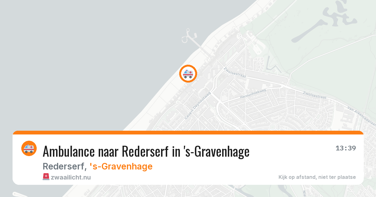 Ambulance naar Rederserf in 's-Gravenhage — 12 mei 2026