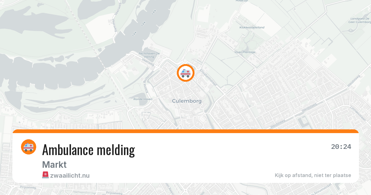 Ambulance melding — 11 jul 2026