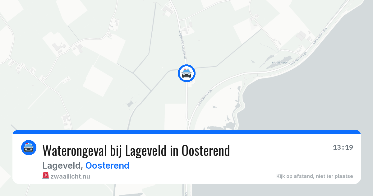 Waterongeval bij Lageveld in Oosterend — 22 jul 2026
