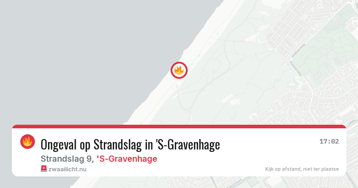 Ongeval op Strandslag in 'S-Gravenhage — 22 apr 2026