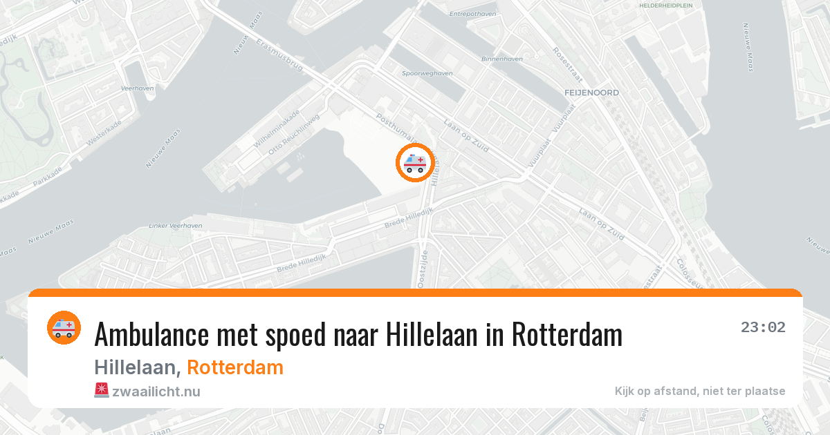 Ambulance met spoed naar Hillelaan in Rotterdam — 20 mei 2026