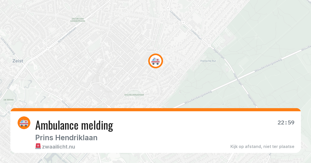 Ambulance melding — 3 mrt 2026