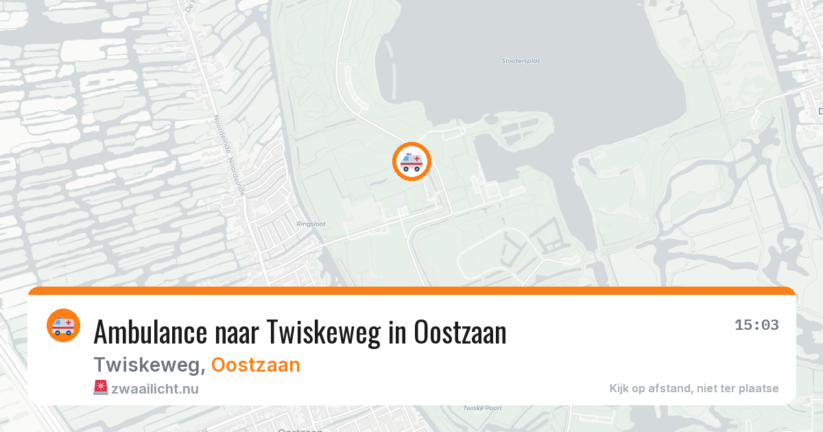 Ambulance naar Twiskeweg in Oostzaan — 17 jan 2026