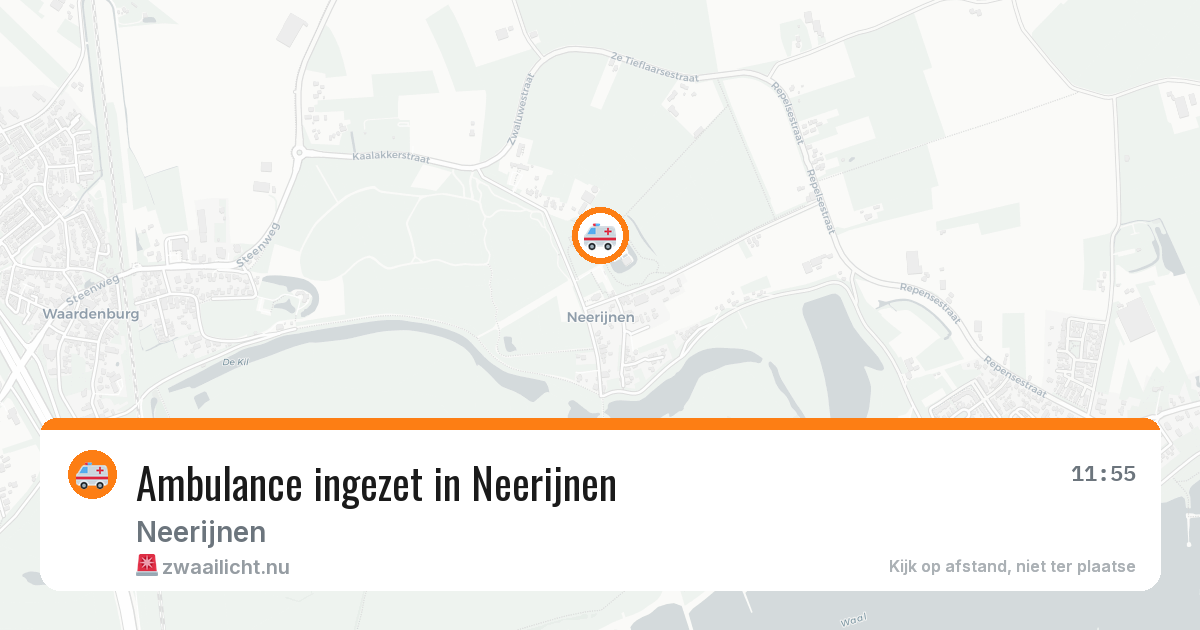 Ambulance ingezet in Neerijnen — 24 mrt 2026