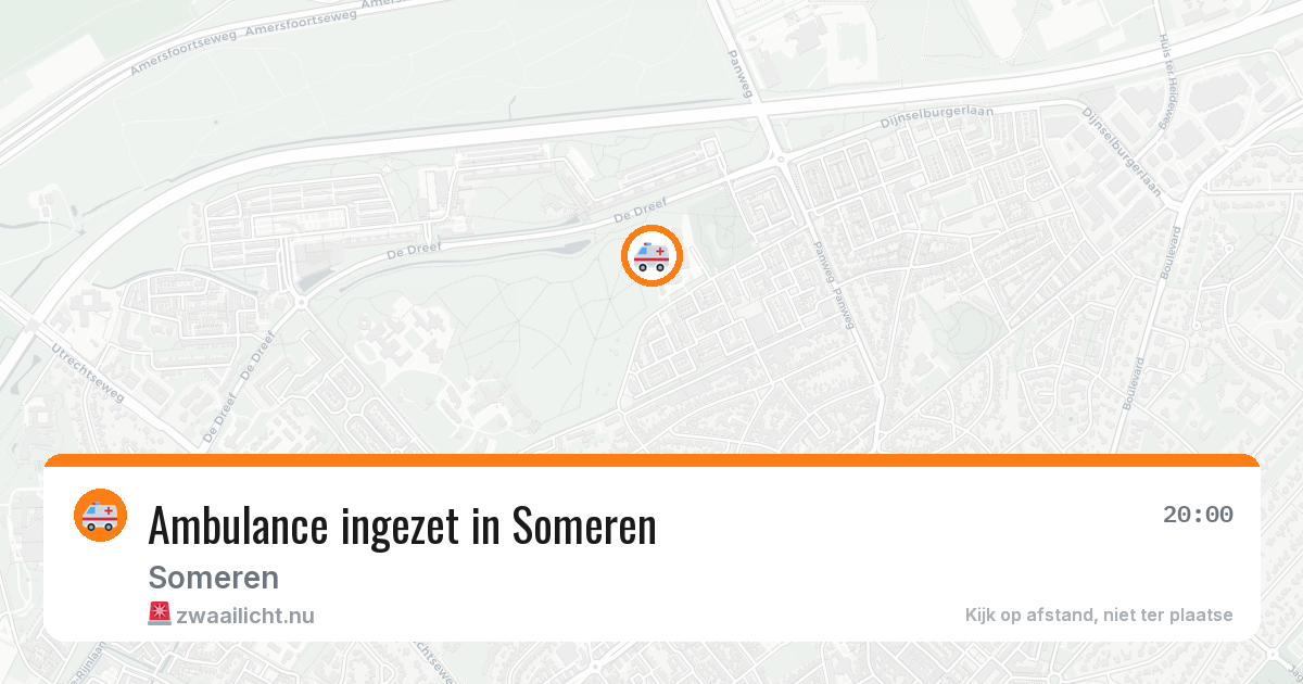 Ambulance ingezet in Someren — 21 jan 2026