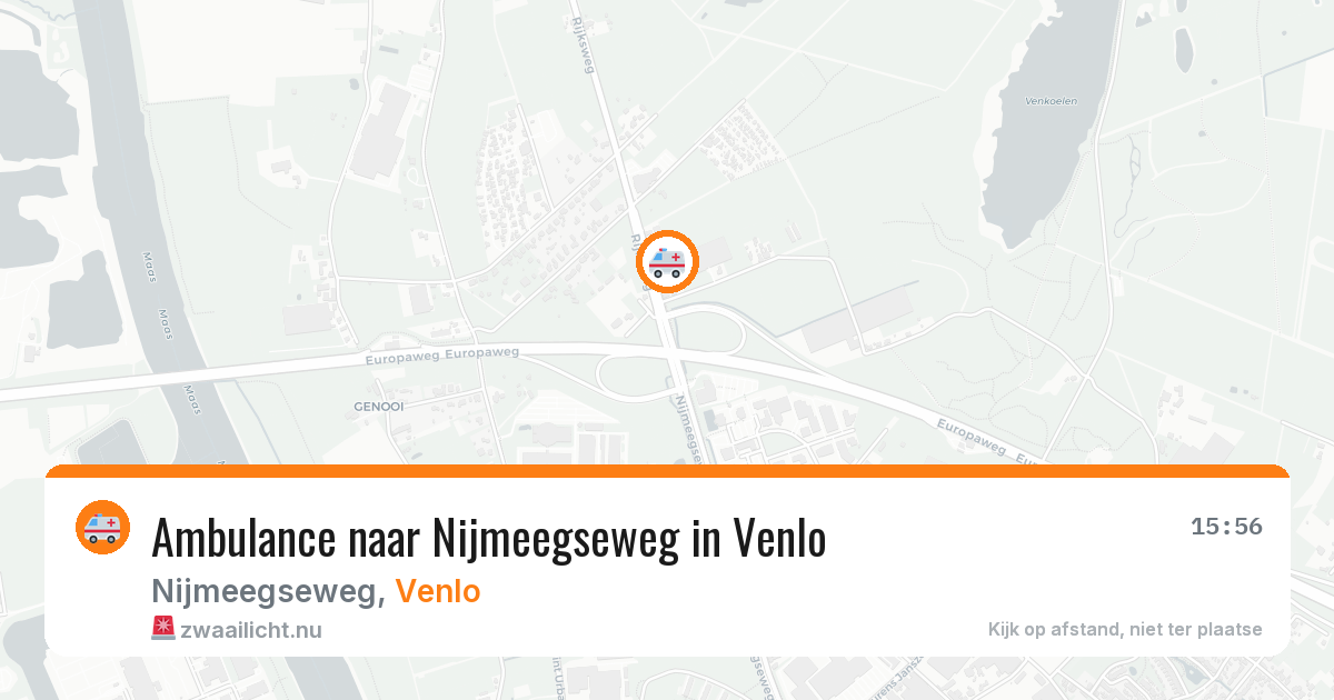 Ambulance naar Nijmeegseweg in Venlo — 21 jul 2026