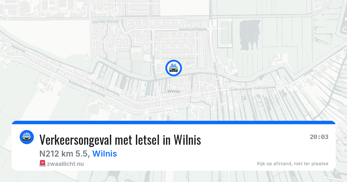 Verkeersongeval met letsel in Wilnis — 11 mei 2026