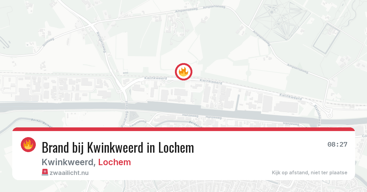 Brand bij Kwinkweerd in Lochem — 8 apr 2026