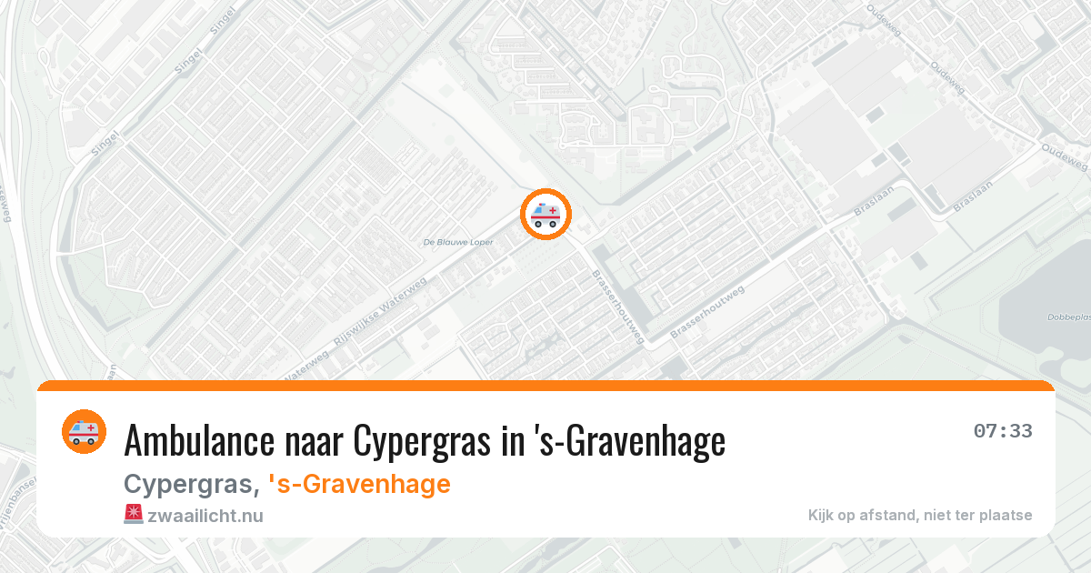 Ambulance naar Cypergras in 's-Gravenhage — 27 apr 2026