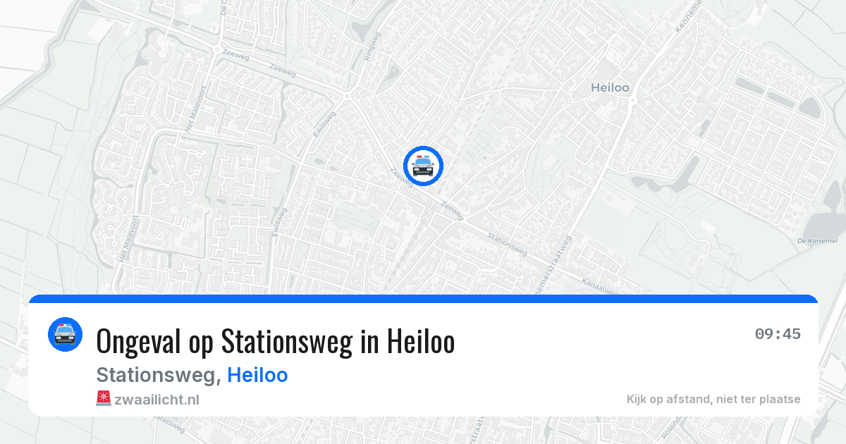Ongeval op Stationsweg in Heiloo — 27 jul 2026