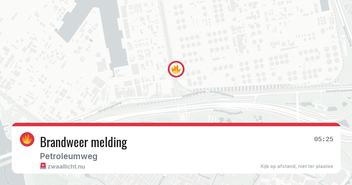 Brandweer melding — 23 mei 2026