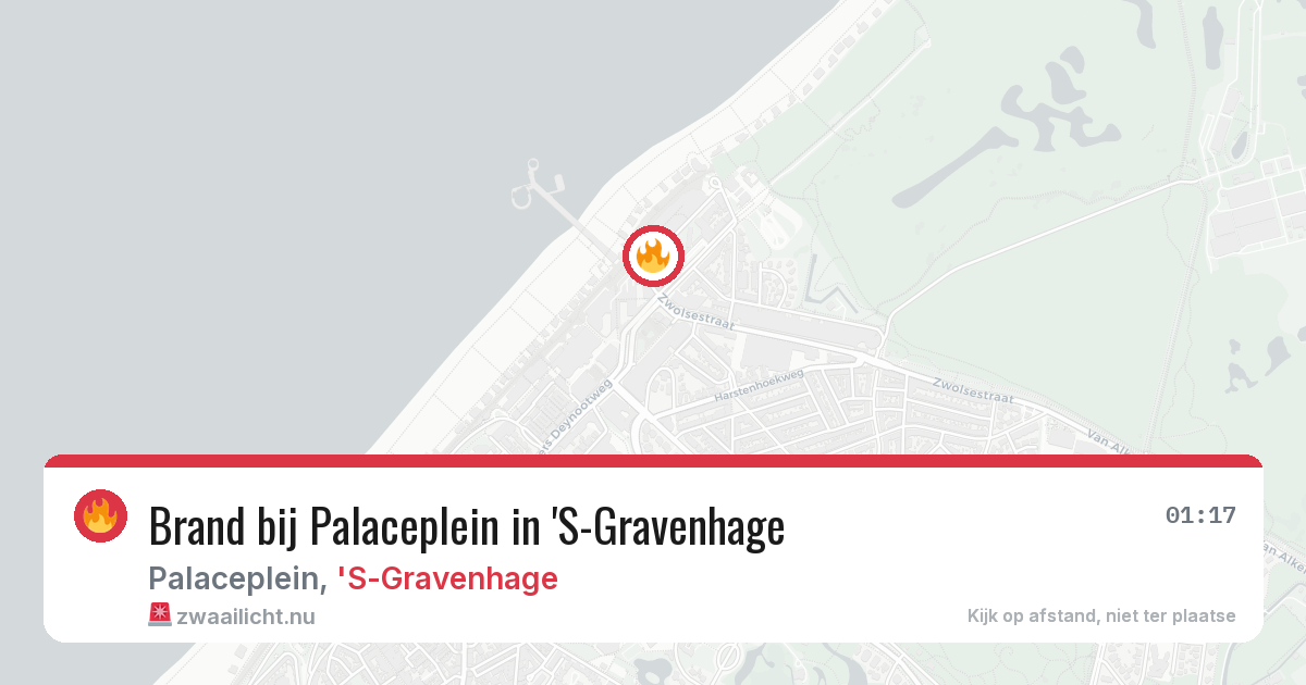 Brand bij Palaceplein in 'S-Gravenhage — 26 mei 2026