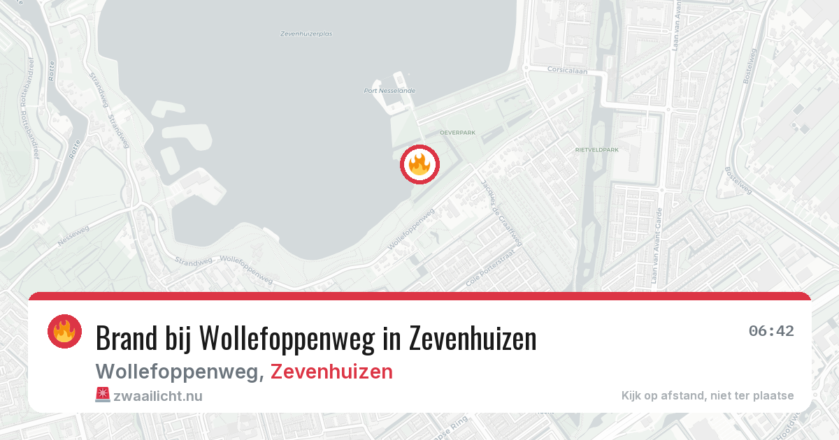 Brand bij Wollefoppenweg in Zevenhuizen — 27 mei 2026