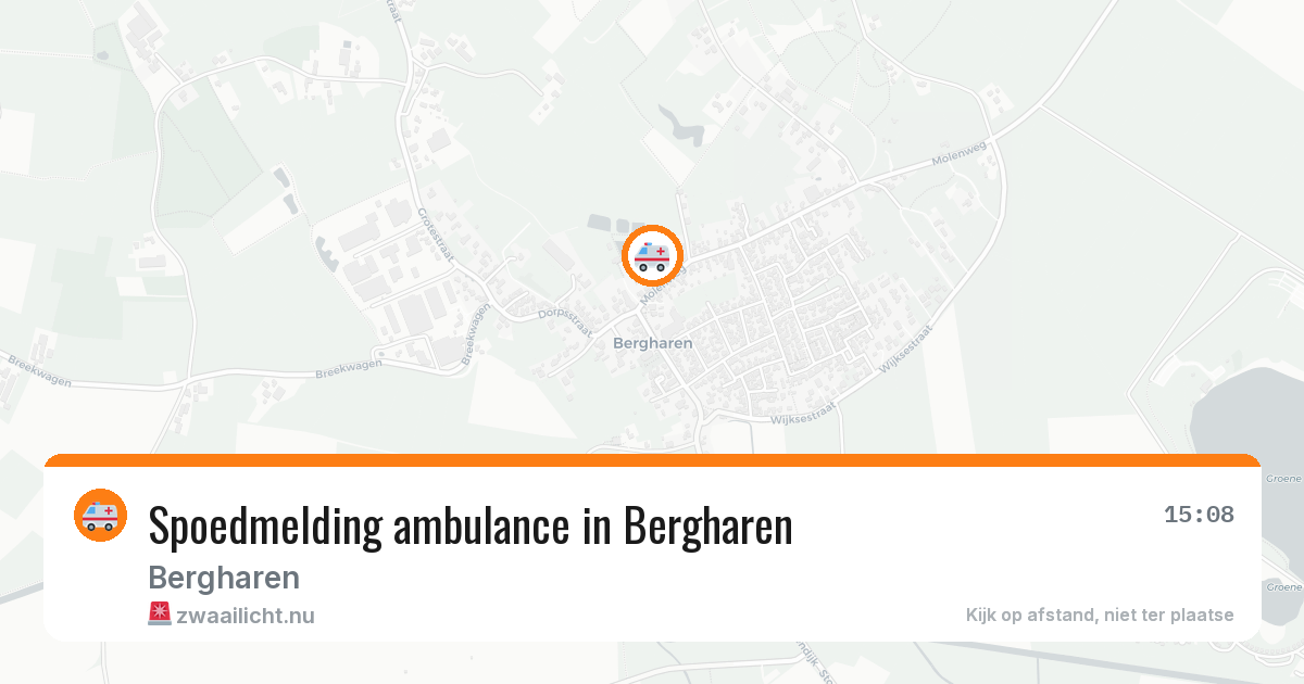 Spoedmelding ambulance in Bergharen — 30 jan 2026