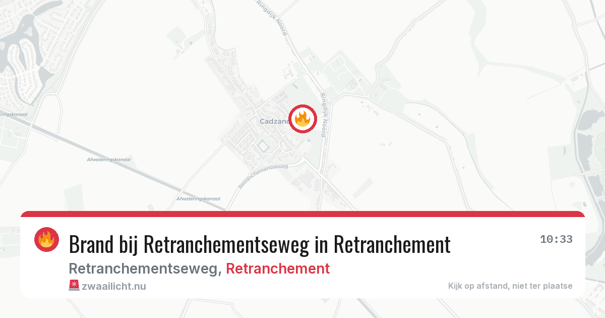 Brand bij Retranchementseweg in Retranchement — 21 jul 2026