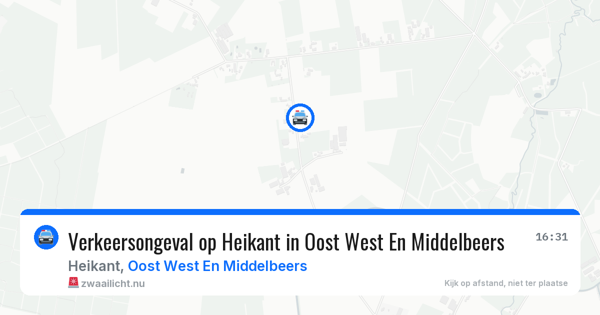 Verkeersongeval op Heikant in Oost West En Middelbeers — 3 jun 2026