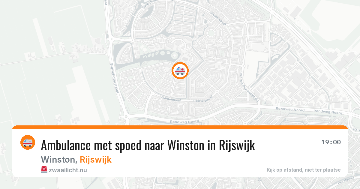 Ambulance met spoed naar Winston in Rijswijk — 24 jan 2026