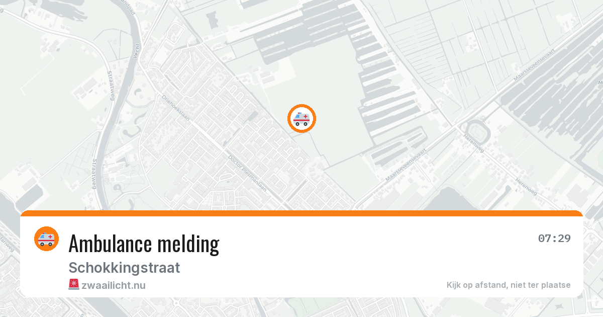 Ambulance melding — 9 mei 2026