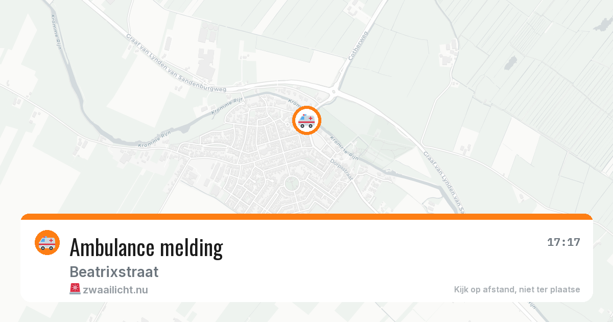 Ambulance melding — 18 jul 2026