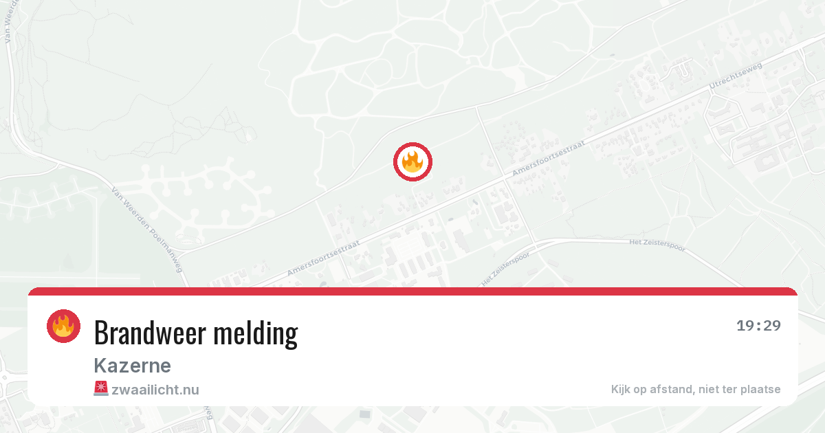 Brandweer melding — 20 mrt 2026