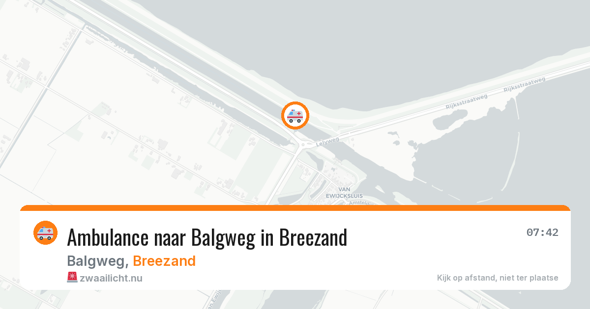 Ambulance naar Balgweg in Breezand — 22 mei 2026