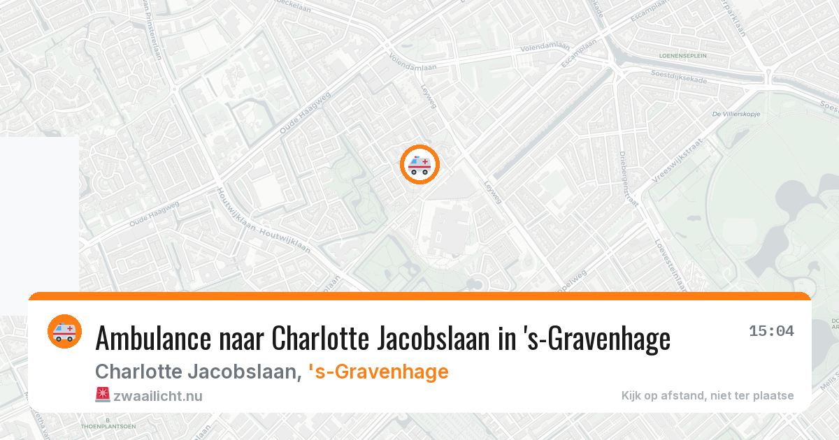 Ambulance naar Charlotte Jacobslaan in 's-Gravenhage — 11 mrt 2026