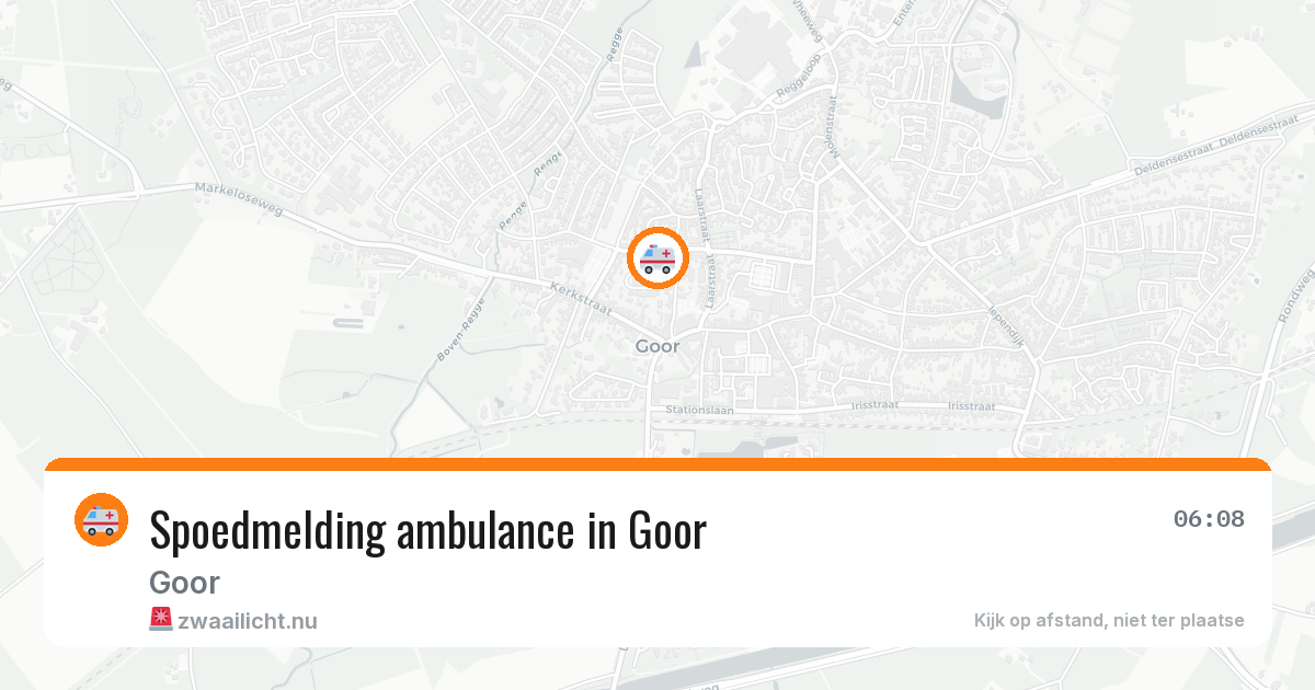 Spoedmelding ambulance in Goor — 19 feb 2026