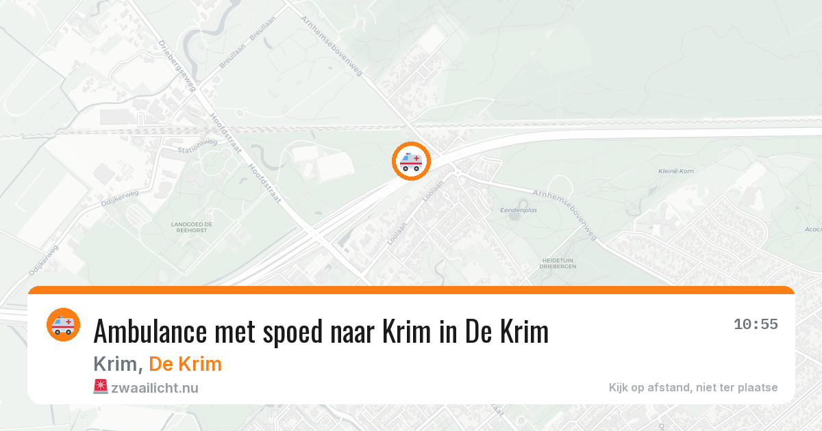 Ambulance met spoed naar Krim in De Krim — 18 apr 2026
