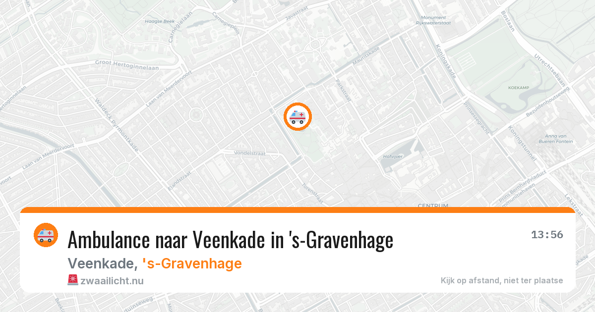 Ambulance naar Veenkade in 's-Gravenhage — 25 jul 2026