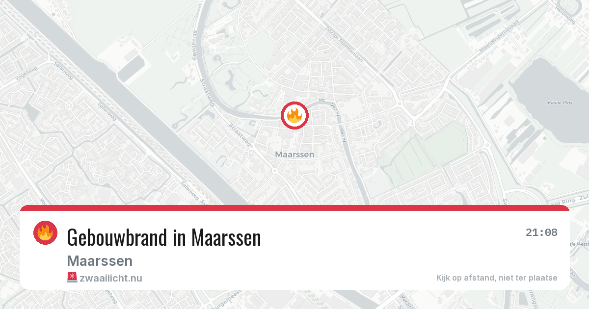 Gebouwbrand in Maarssen — 25 apr 2026