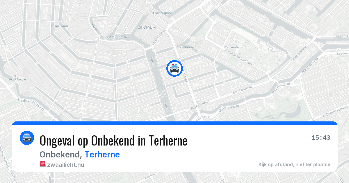 Ongeval op Onbekend in Terherne — 24 mei 2026