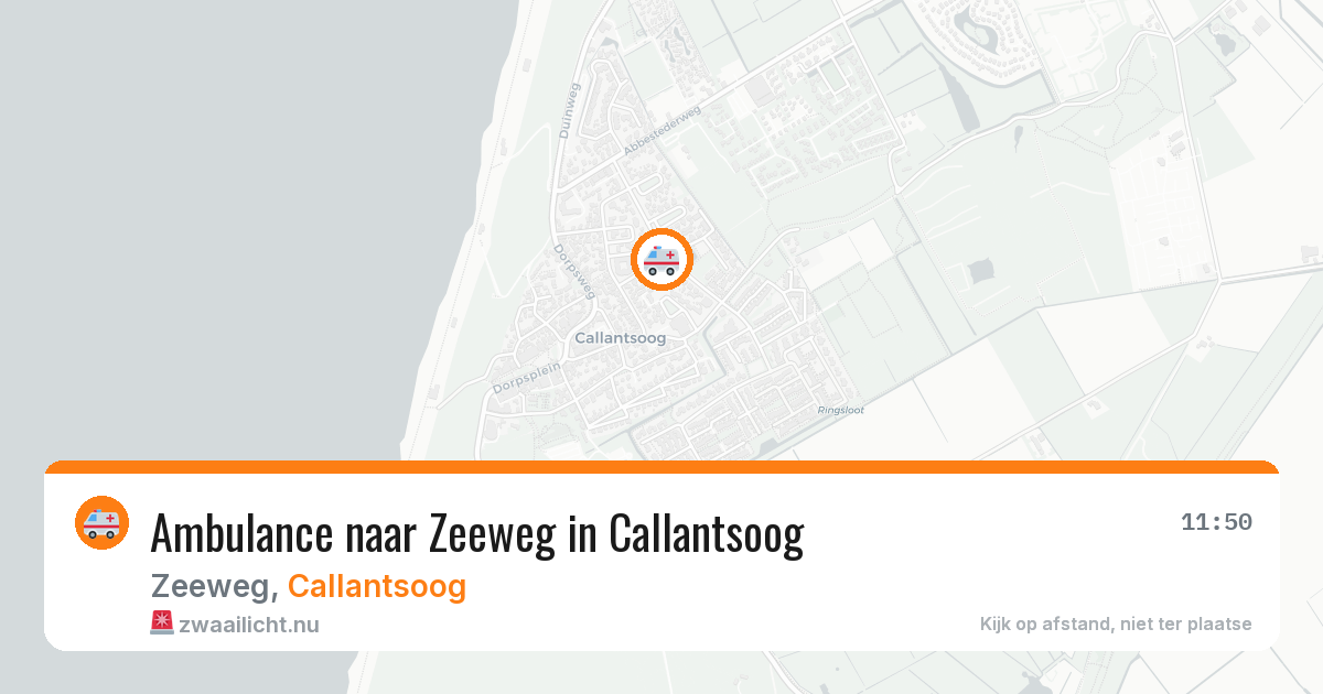 Ambulance naar Zeeweg in Callantsoog — 28 apr 2026