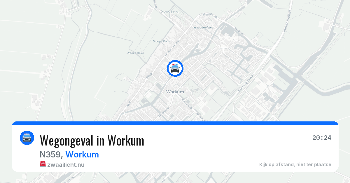 Wegongeval in Workum — 5 apr 2026