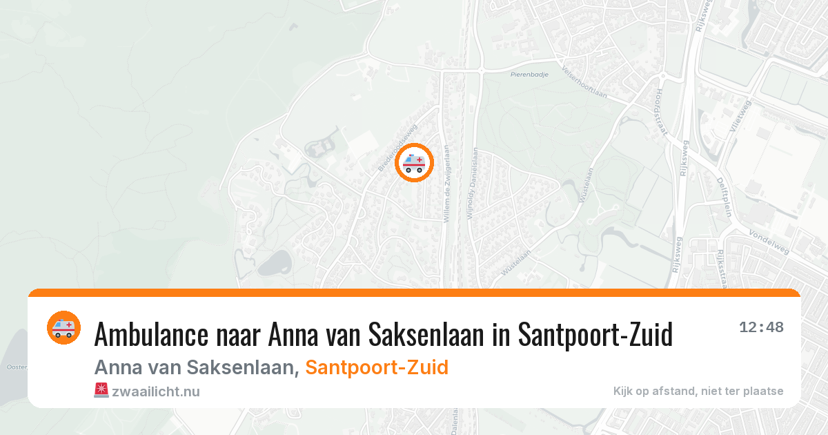 Ambulance naar Anna van Saksenlaan in Santpoort-Zuid — 26 jun 2026