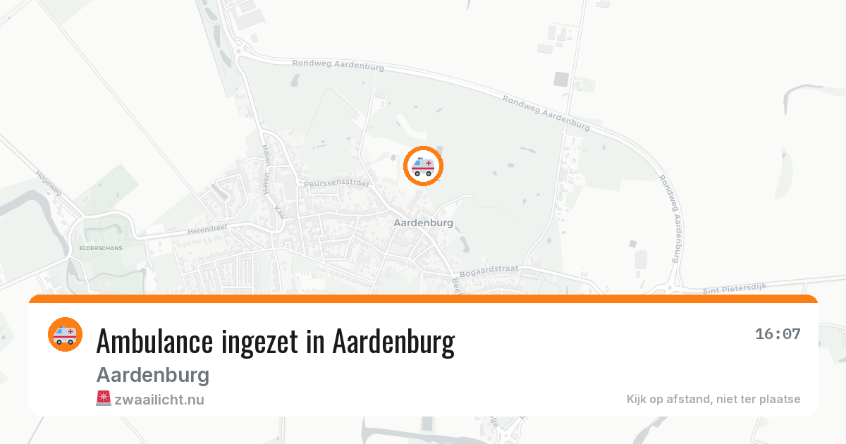 Ambulance ingezet in Aardenburg — 16 jul 2026