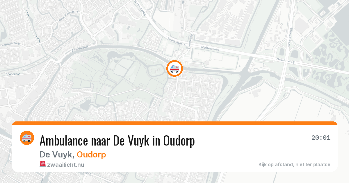 Ambulance naar De Vuyk in Oudorp — 25 mrt 2026