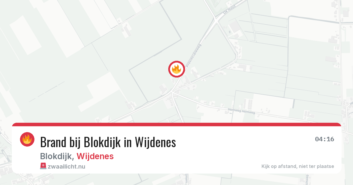 Brand bij Blokdijk in Wijdenes — 2 jun 2026