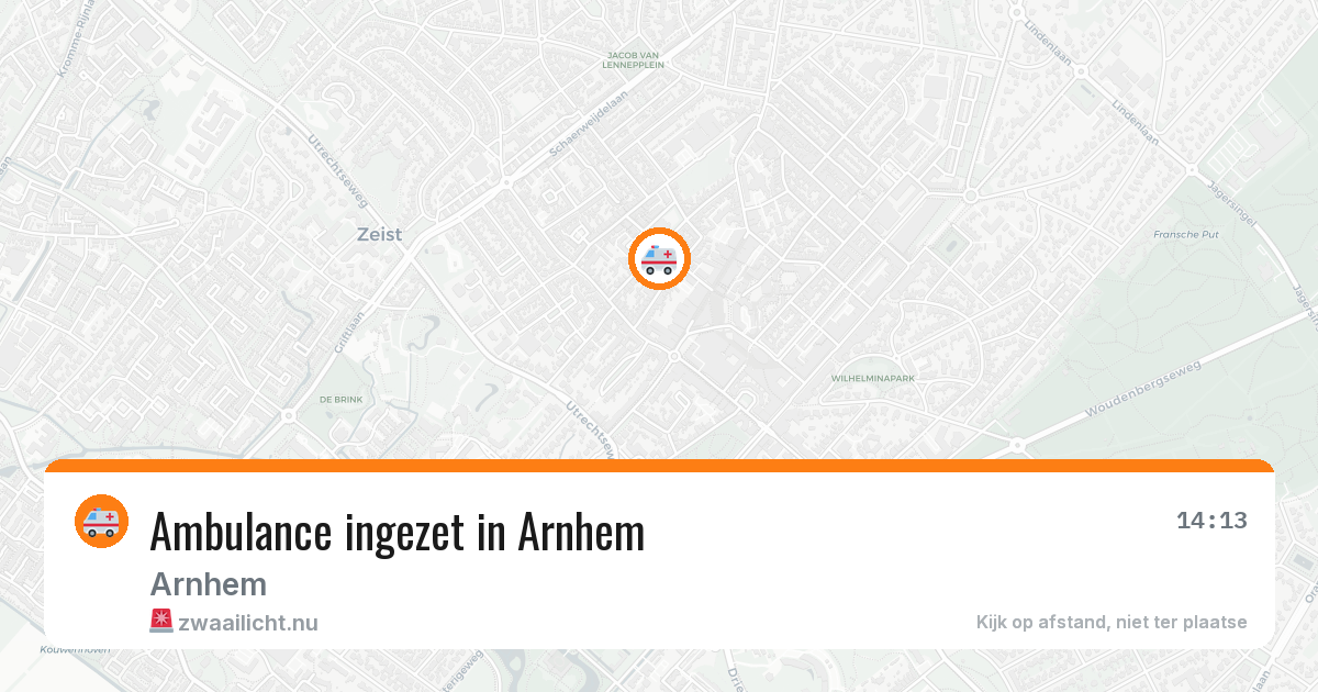 Ambulance ingezet in Arnhem — 30 jan 2026