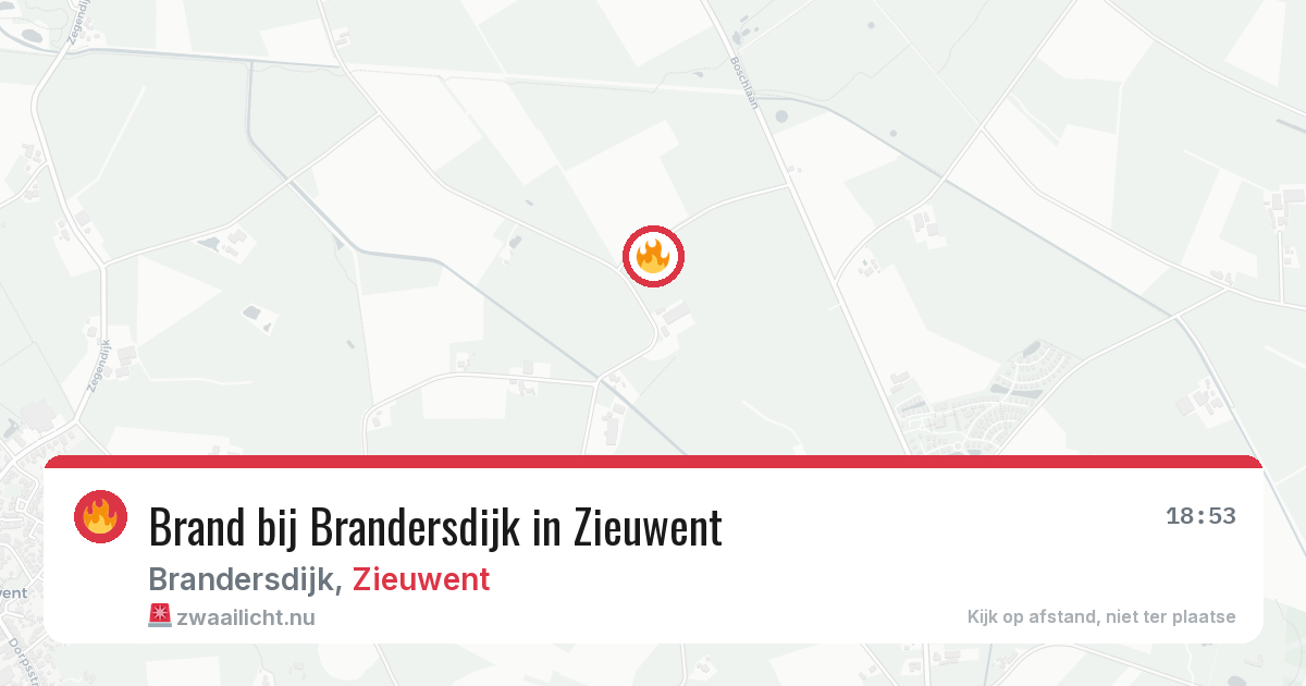 Brand bij Brandersdijk in Zieuwent — 29 mei 2026