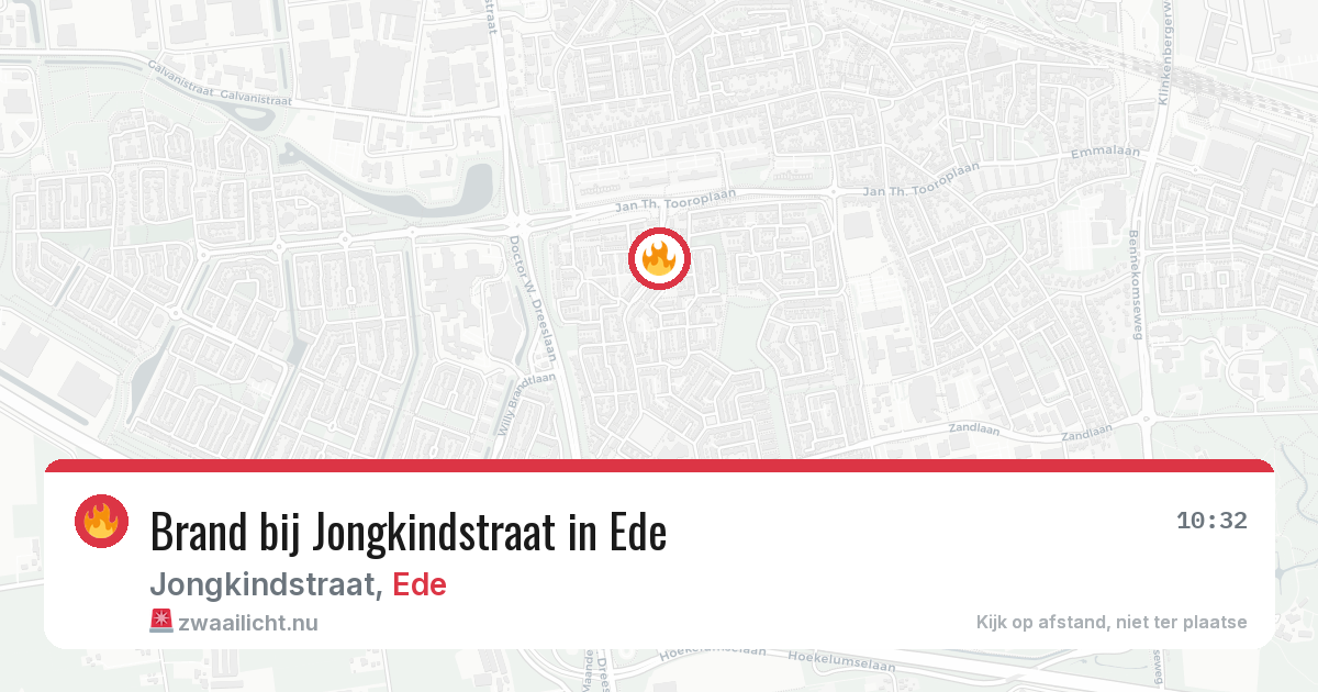 Brand bij Jongkindstraat in Ede — 11 jul 2026