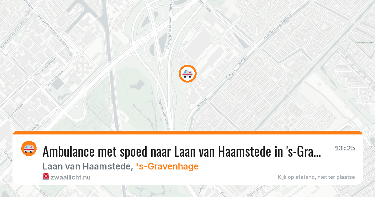 Ambulance met spoed naar Laan van Haamstede in 's-Gravenhage — 3 jun 2026