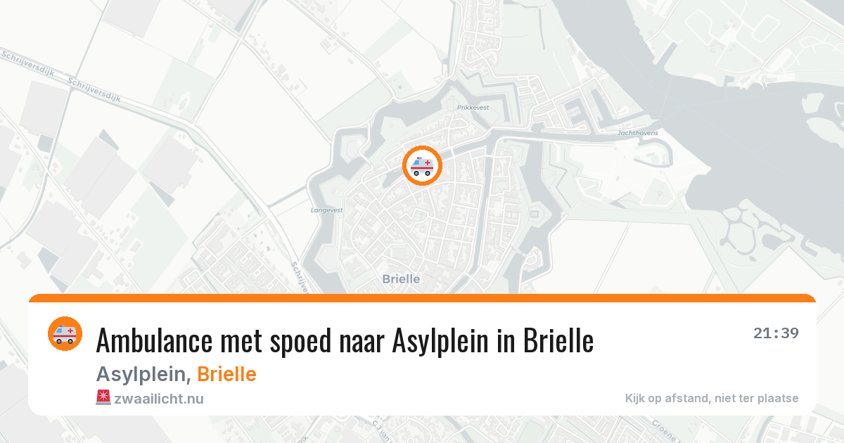 Ambulance met spoed naar Asylplein in Brielle — 18 mrt 2026