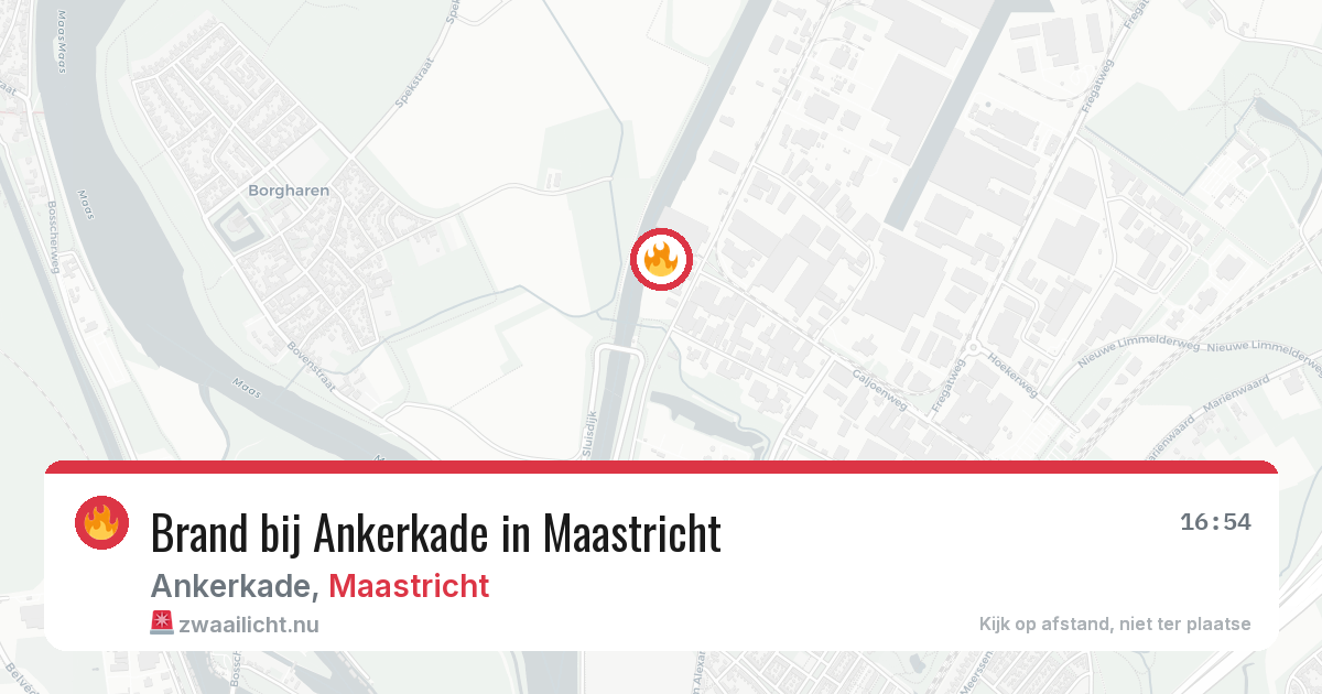 Brand bij Ankerkade in Maastricht — 28 mrt 2026