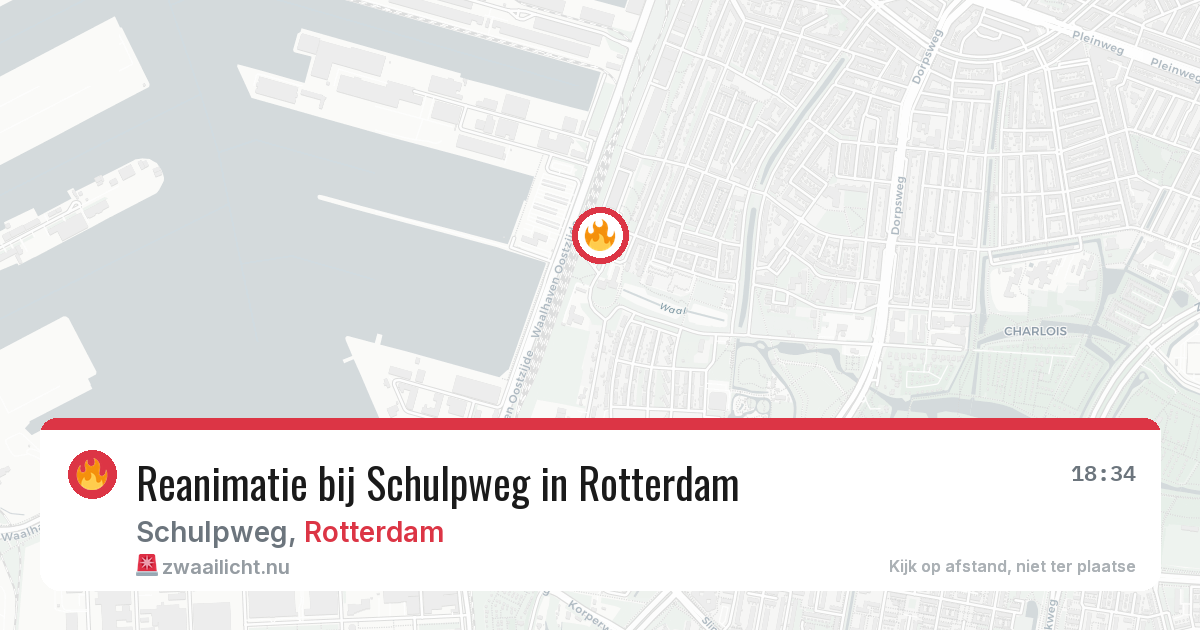 Reanimatie bij Schulpweg in Rotterdam — 8 jun 2026
