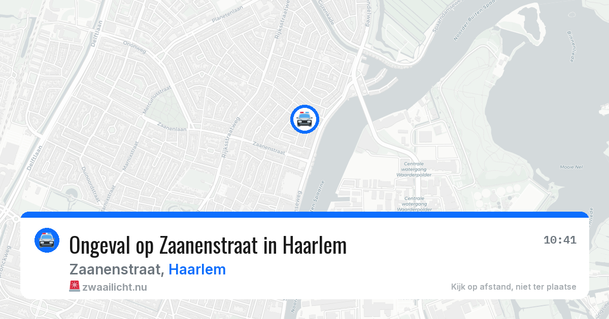 Ongeval op Zaanenstraat in Haarlem — 23 jul 2026