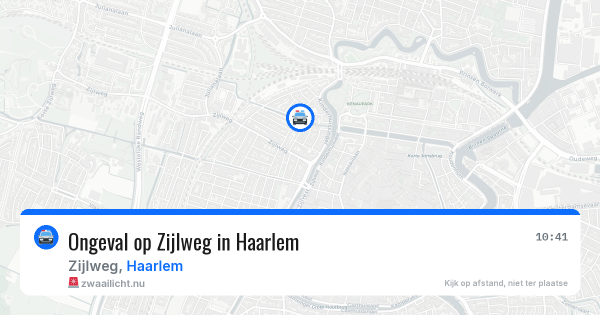 Ongeval op Zijlweg in Haarlem — 24 jul 2026