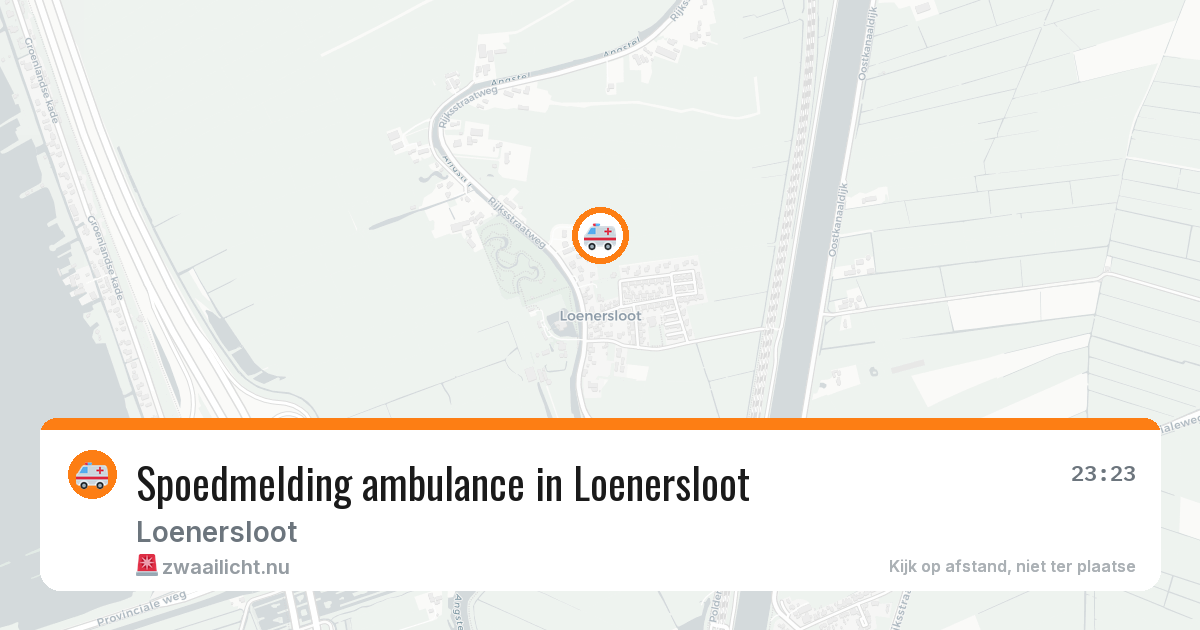 Spoedmelding ambulance in Loenersloot — 3 apr 2026