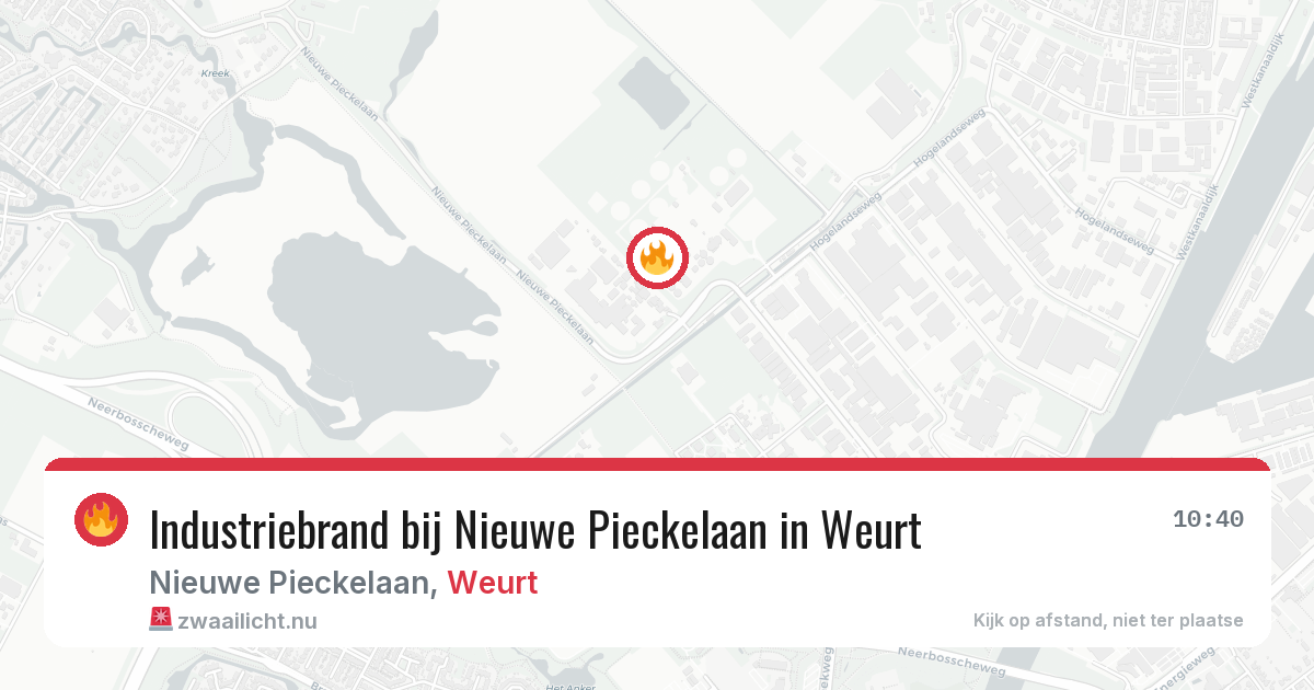 Industriebrand bij Nieuwe Pieckelaan in Weurt — 15 jul 2026