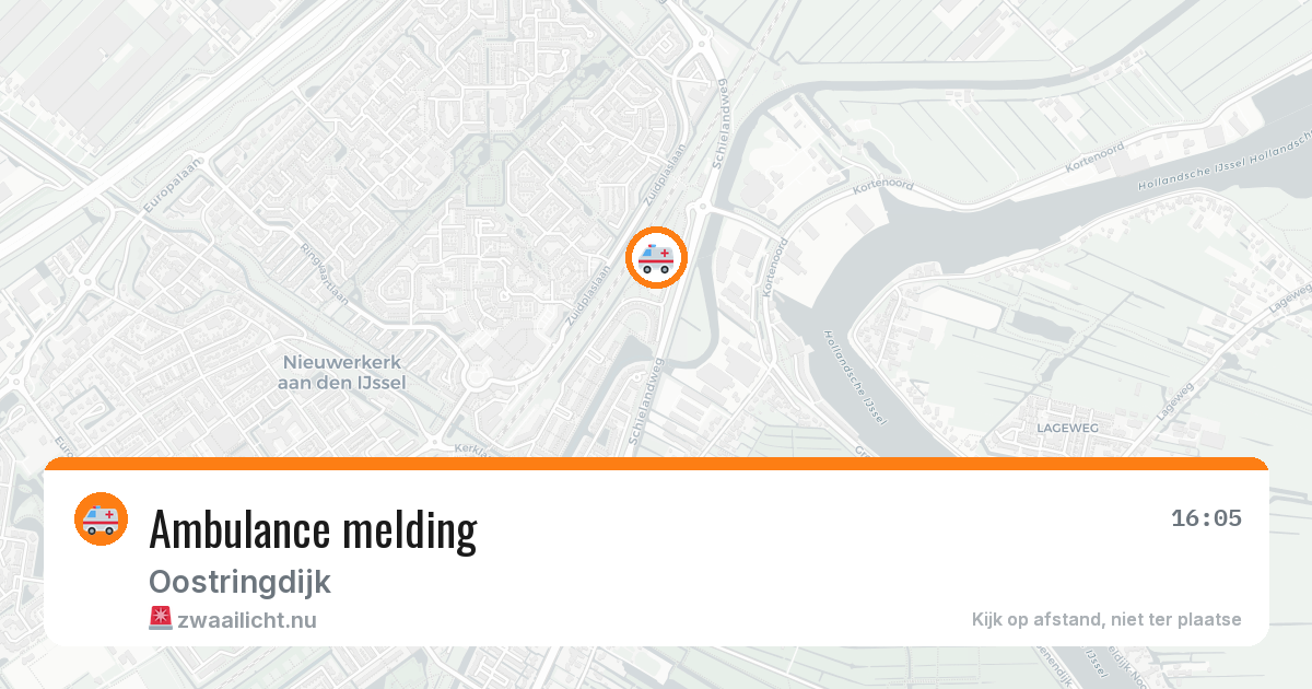 Ambulance melding — 27 mei 2026