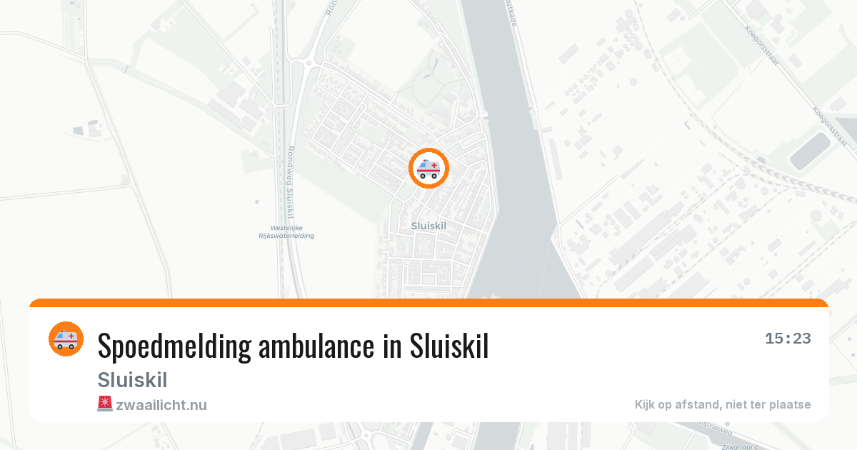 Spoedmelding ambulance in Sluiskil — 27 mrt 2026